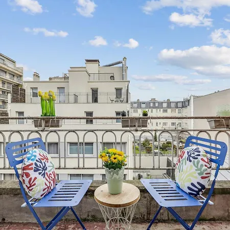 Balcony 16 Auteuil, Parc Des Princes Lägenhet Paris