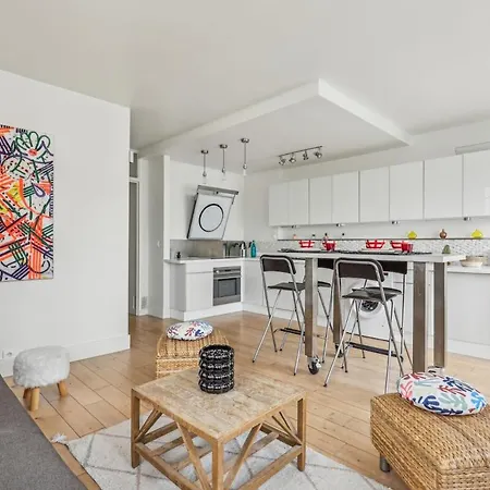 Balcony 16 Auteuil, Parc Des Princes شقة باريس